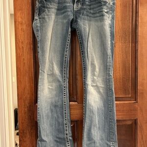 Miss Me Light Blue Boot Cut Jeans size 27
